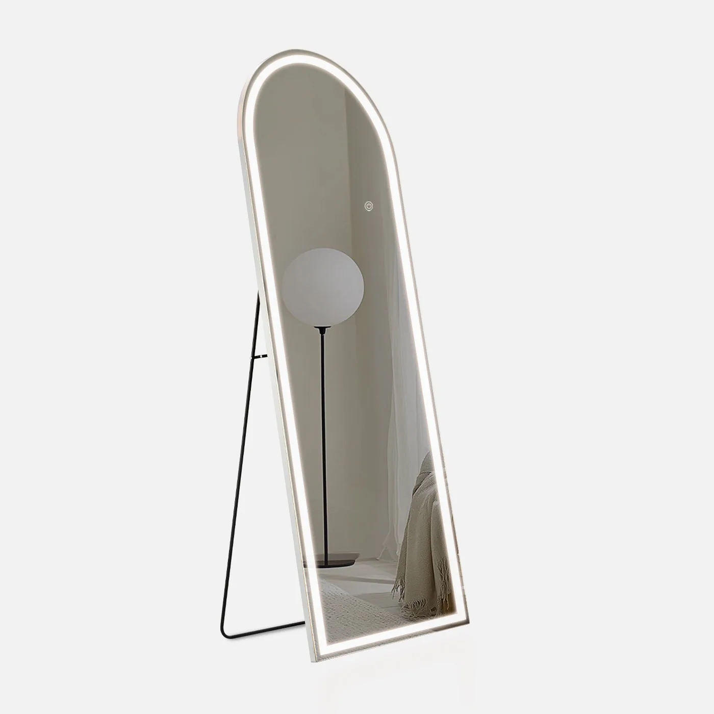Sweetcrispy 3-Color LED Illuminated Mirror for Indoors — main image