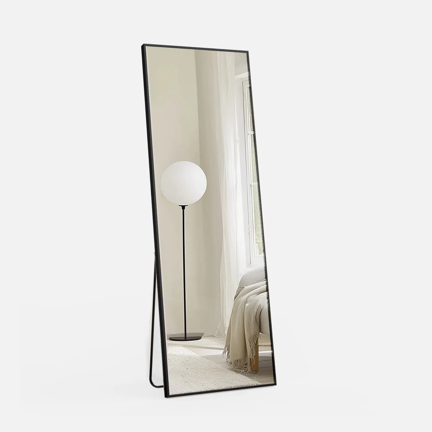 Sweetcrispy Full Length Mirror Standing or Hanging for Bedroom — main image