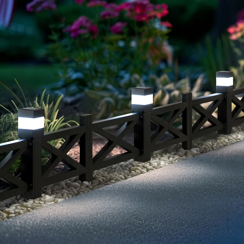 Transform Your Garden with Elegant Solar-Lit Metal Fence Panels - Create Your Dream Outdoor Space