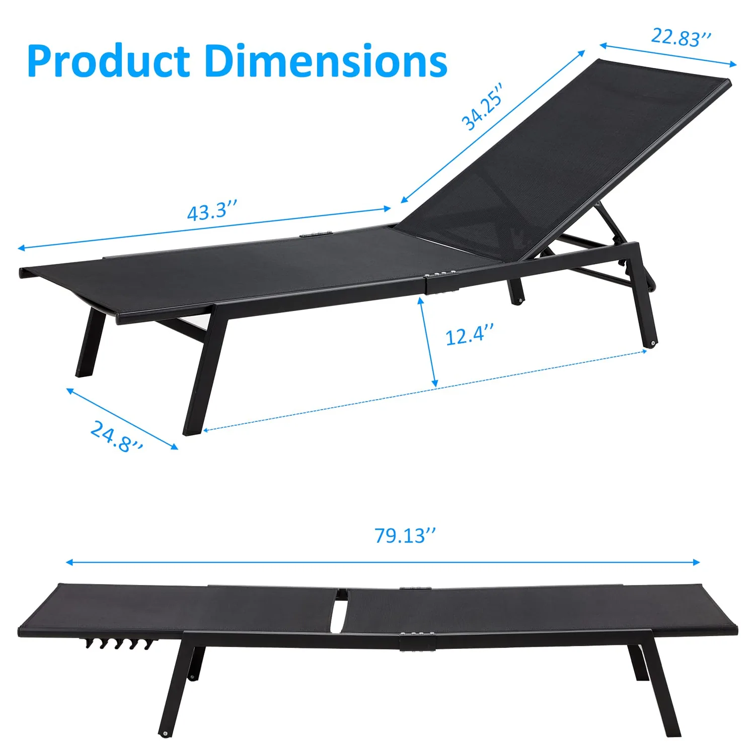 Transform Your Pool Into a Luxury Oasis with Curved Black Lounge Chairs — view 3