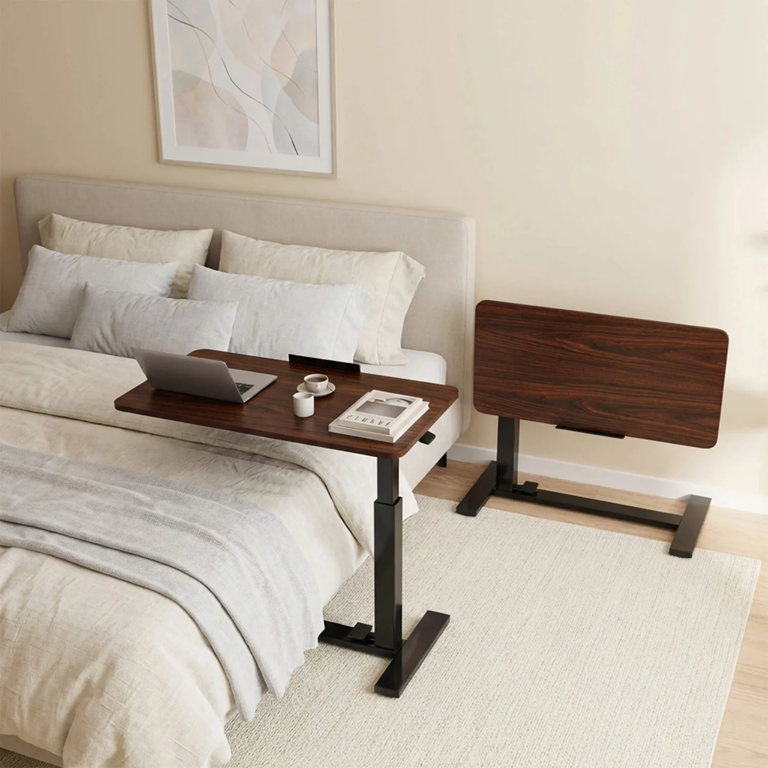 Transform Your Space: Adjustable Standing Desk with Tilting Top - Work Anywhere with Style — view 7