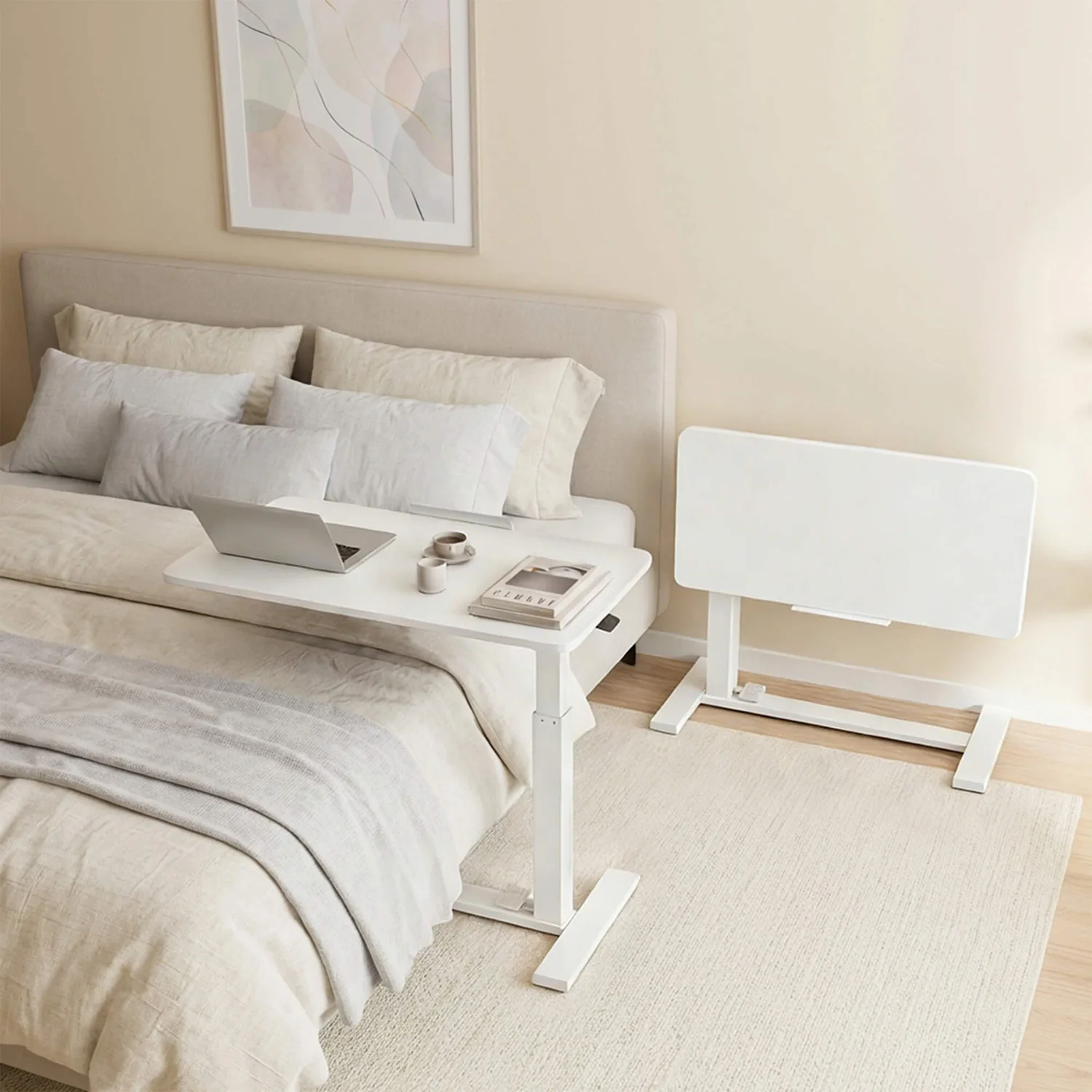 Transform Your Space: Adjustable Standing Desk with Tilting Top - Work Anywhere with Style — view 8