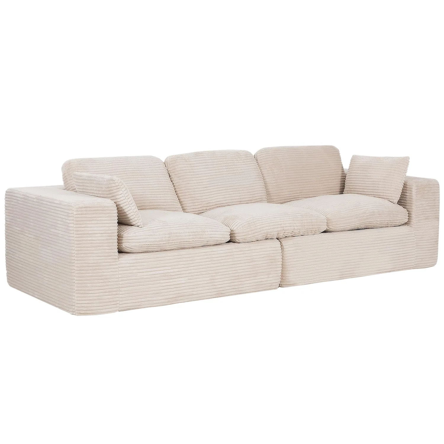 YODOLLA · YODOLLA 110" Oversized Black Cloud Sofa | Boneless Couch Modern Living Room Furniture