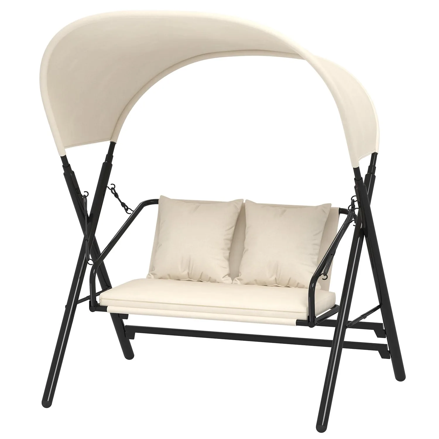 YODOLLA 600LBS Outdoor Porch Swing - 2 Seat Patio Paradise for Your Backyard — view 2